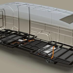 Pebble flow electric camping trailer ships in 2025