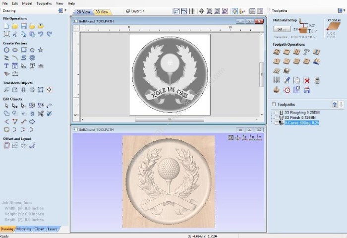 Aspire software cnc