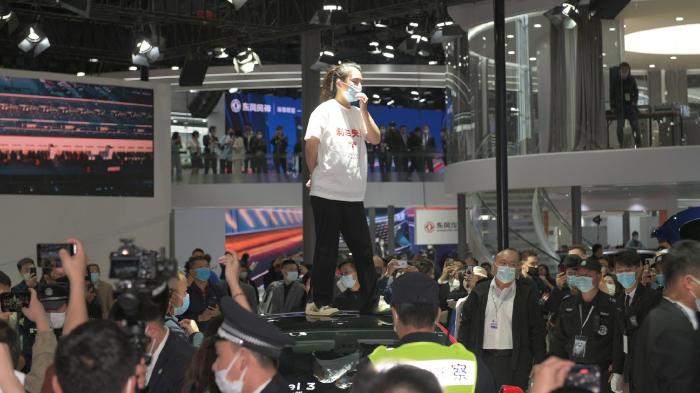 Tesla forest protest environment sham