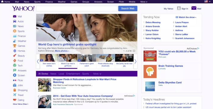 Yahoo news app relaunch artifact