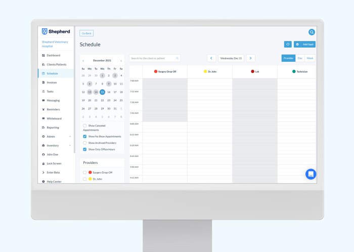 Shepherd veterinary software