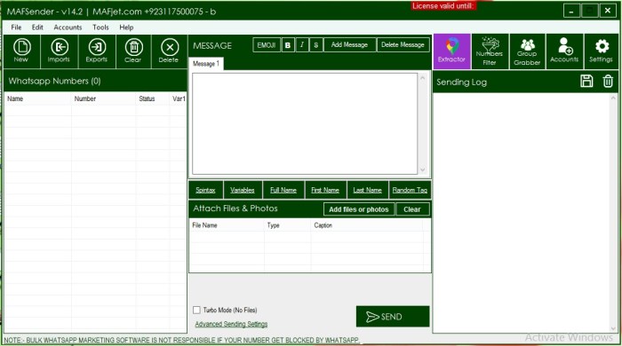 Whatsapp marketing software