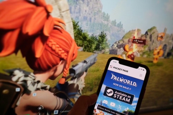 Palworld pokemon with guns steam success