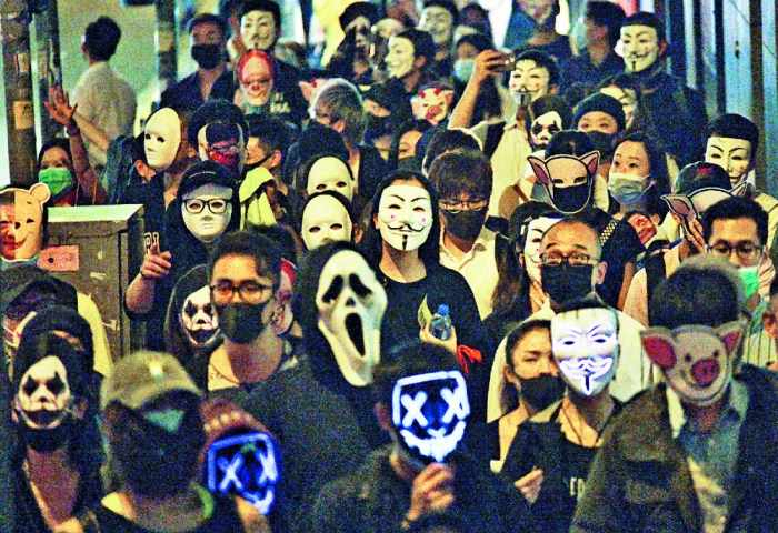 The real problem with banning masks at protests
