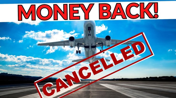Us airlines new rules on refunds for canceled flights