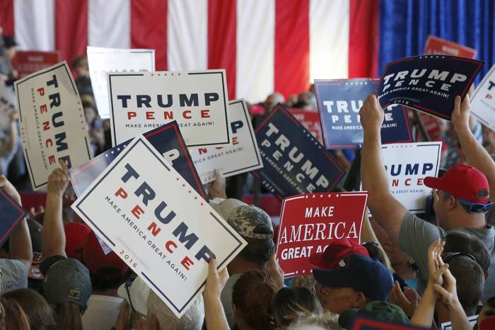 Trump content creation dnc election