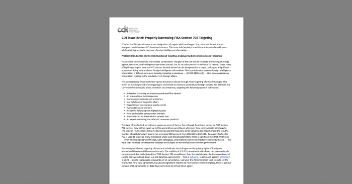 Hpsci us protests section 702 presentation