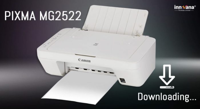 Canon mg2522 software