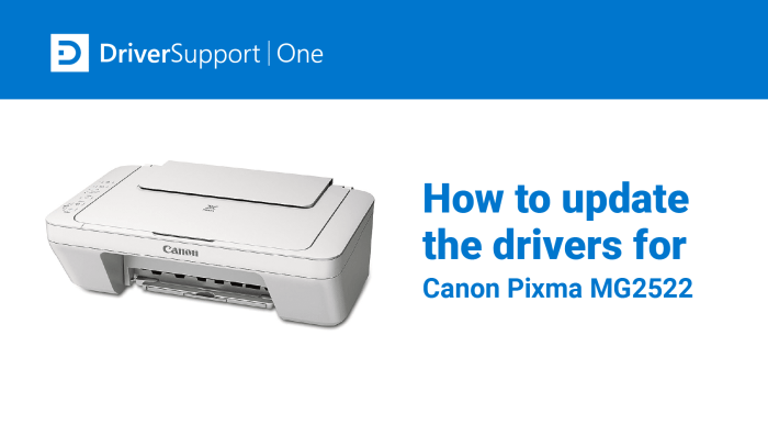 Canon mg2522 software