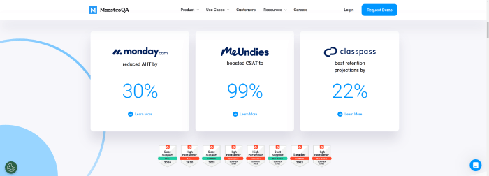 Call center quality management software
