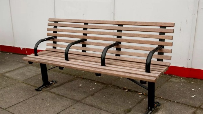 Homeless hostile benches attn bench
