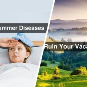 Summer sickness illness flu germs backyard water