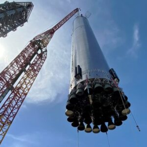 Spacex starship super heavy mechazilla catch