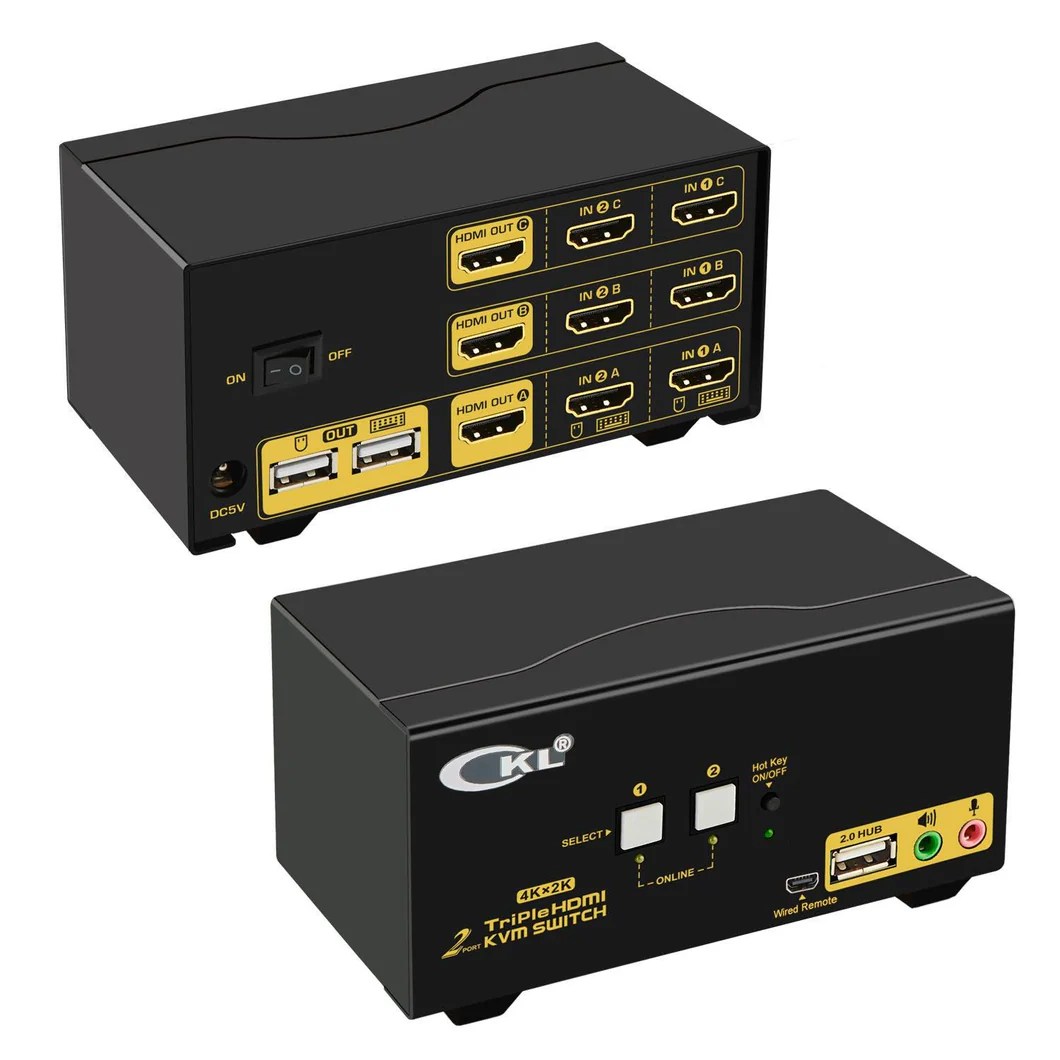 Kvm monitors built in switch