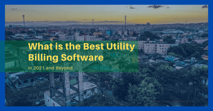 Utility billing software