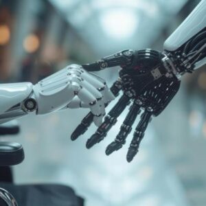 Quest ai chatbots a hand arm robots