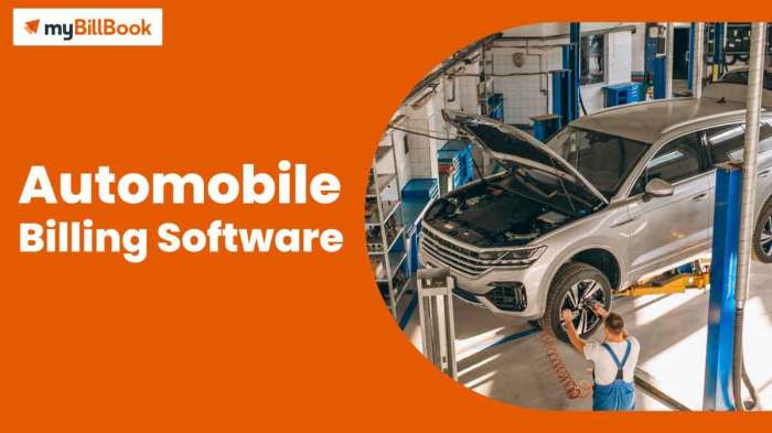 Auto repair billing software