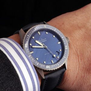 Blancpain fifty fathoms bathyscaphe quantieme complet phase de lune ceramic bracelet