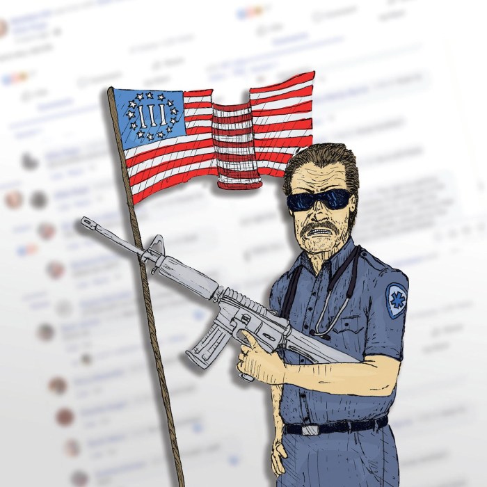 Extremist militias are coordinating on facebook