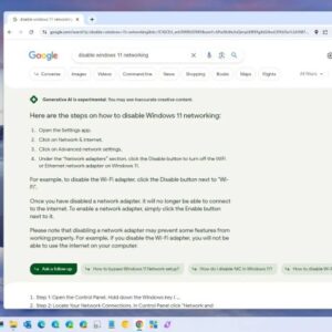 Google ai overviews how to use how to turn off