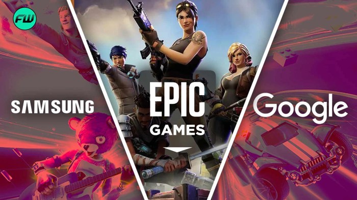 Epic games sues samsung