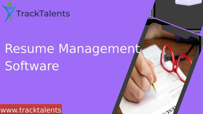 Resume screening software