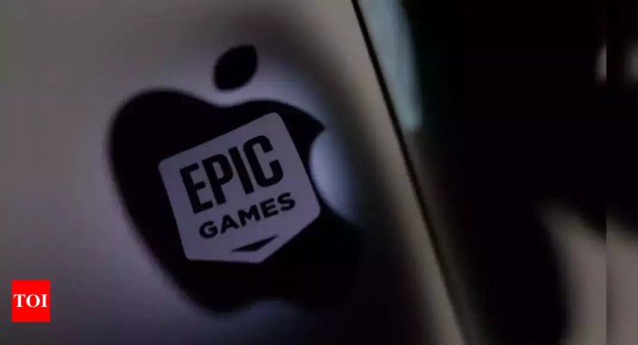 Epic games lashes out at apple over app store rejection