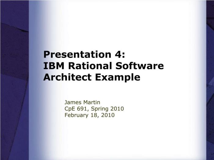 What is rational software architect