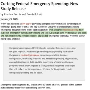 Federal spending freeze could have widespread impact on environment emergency management