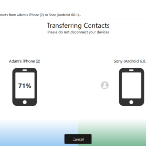 Transfer contact iphone android