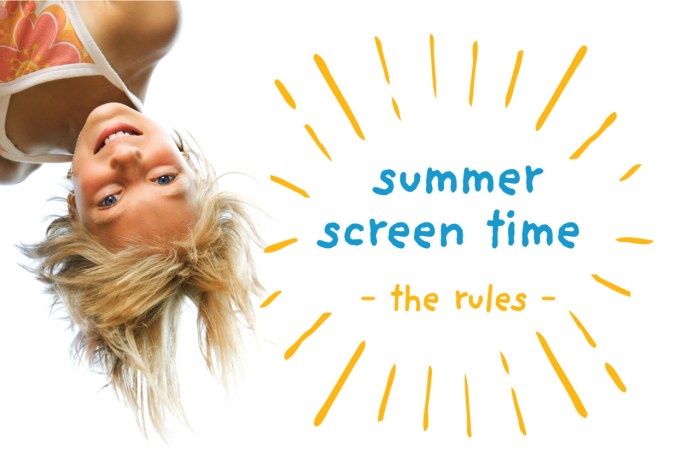 Healthy screen time habits tech use