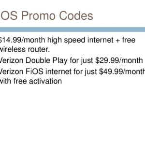 Verizon promo code