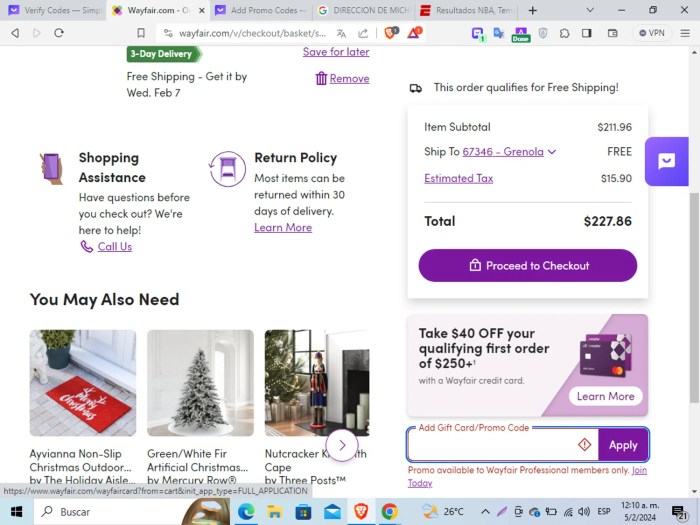 Wayfair coupon
